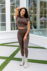 Bamboo Flex Baby Tee in Espresso