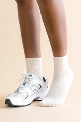 Adult Crew Socks in Oat