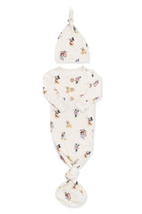 Knotted Gown with Hat Set in Mickey Mouse and Friends