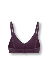 Women's V-Neck Bra in Currant