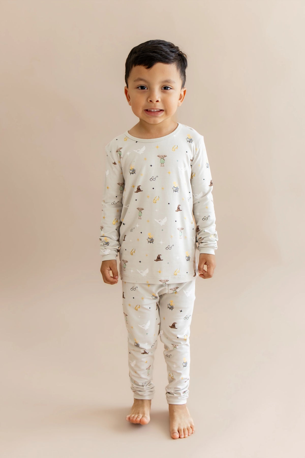 Long Sleeve Pajamas in Starry Icon