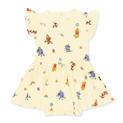 Twirl Bodysuit Dress in Winnie the Pooh Celebration