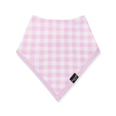 Bib in Gingham Thistle
