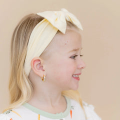 Bow Headband in Chamomile